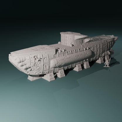 Kraken Redoubt - Heretic Naval Wharf Trenches by Hexbrick - Tabletop scenery