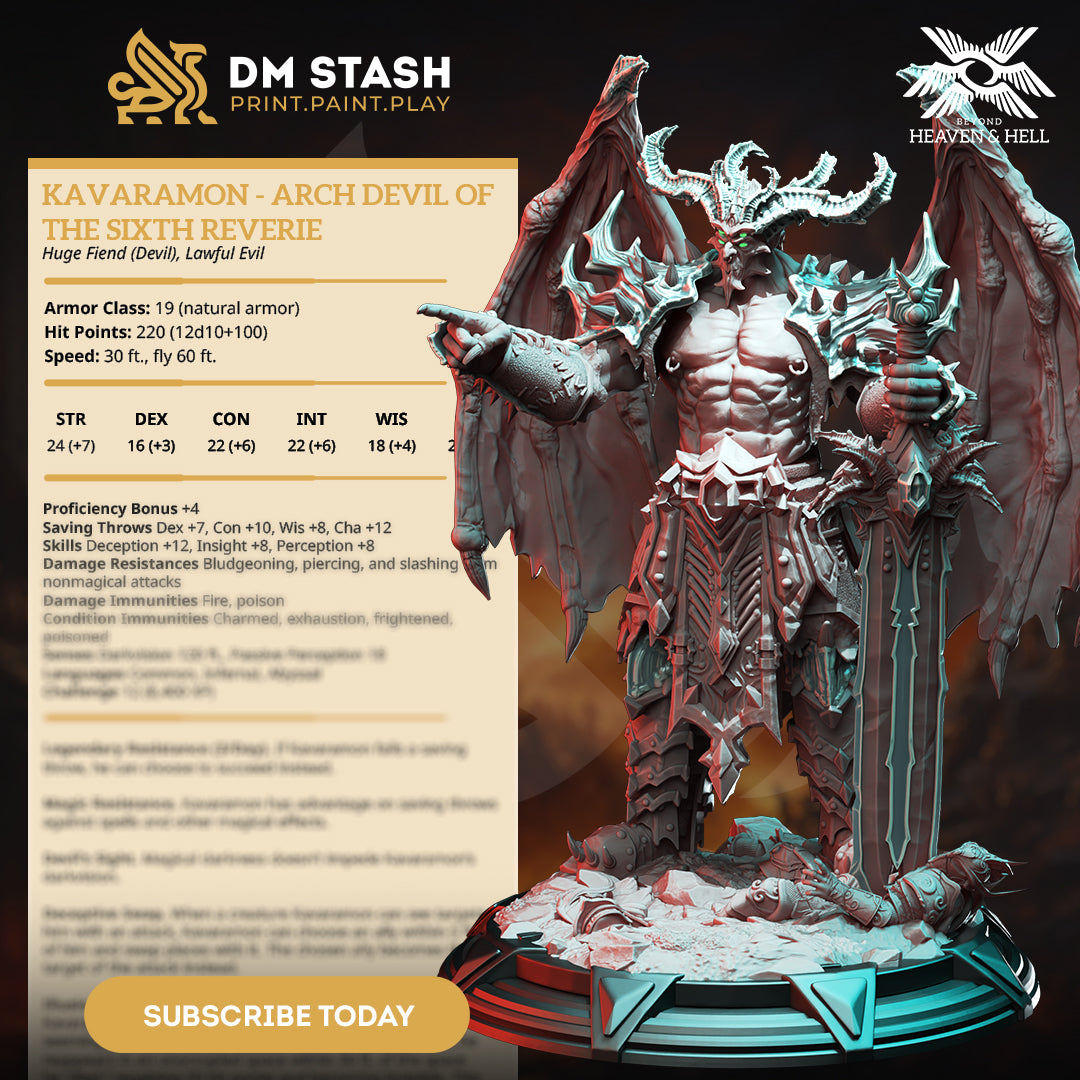 DM Stash : Beyond Heaven & Hell - Full Board and Tabletop game
