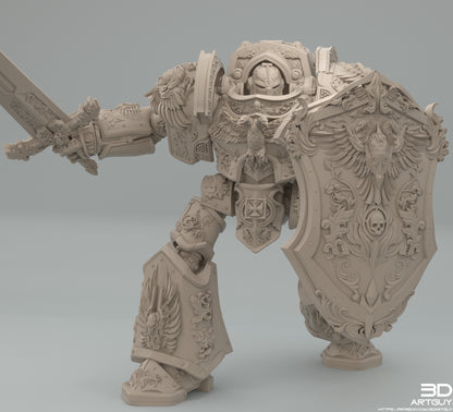 Golden Mech | 3DArtGuy | Grimdark compatible