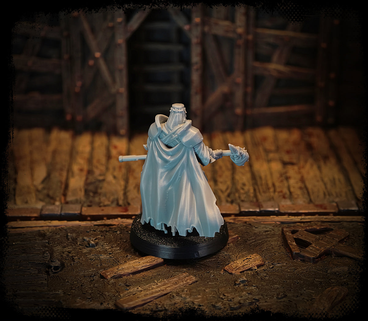 A kapzsiság kórusénekese – 3D nyomtatott miniatűr – Hadijáték – Trench Grimdark