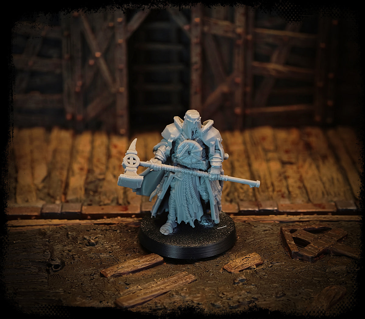 A kapzsiság kórusénekese – 3D nyomtatott miniatűr – Hadijáték – Trench Grimdark