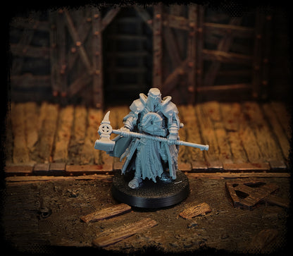 A kapzsiság kórusénekese – 3D nyomtatott miniatűr – Hadijáték – Trench Grimdark