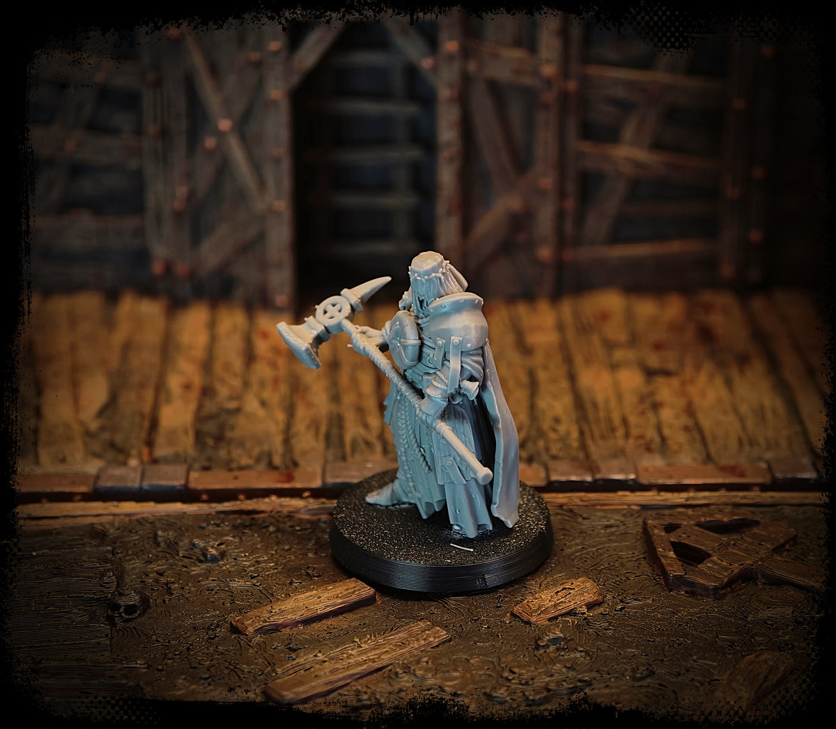 A kapzsiság kórusénekese – 3D nyomtatott miniatűr – Hadijáték – Trench Grimdark