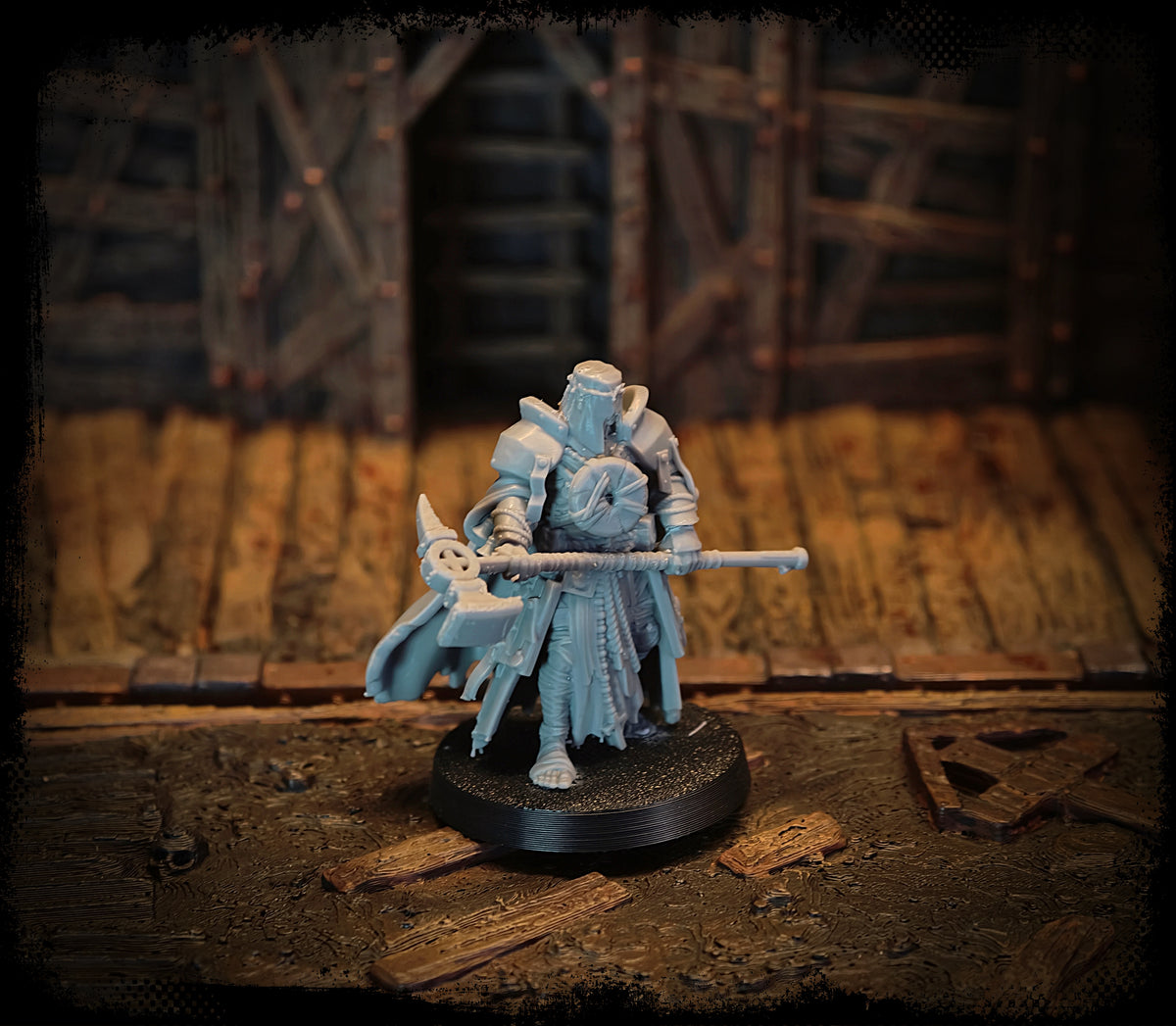 A kapzsiság kórusénekese – 3D nyomtatott miniatűr – Hadijáték – Trench Grimdark
