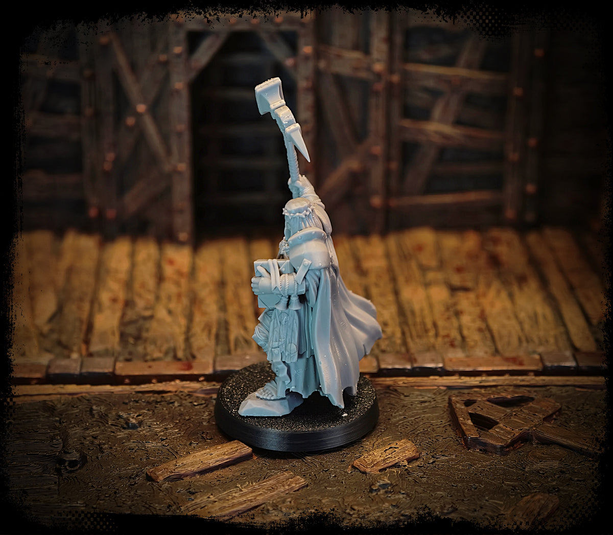 A kapzsiság kórusénekese – 3D nyomtatott miniatűr – Hadijáték – Trench Grimdark