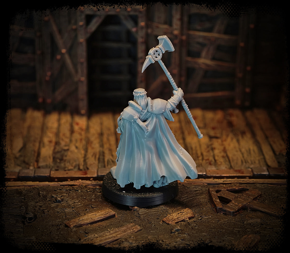 A kapzsiság kórusénekese – 3D nyomtatott miniatűr – Hadijáték – Trench Grimdark