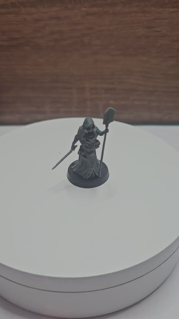 3D Printed miniature: Wraith Pilgrims - Medical Nun by Crab Miniatures - Trench Crusade compatible - Trench ghosts