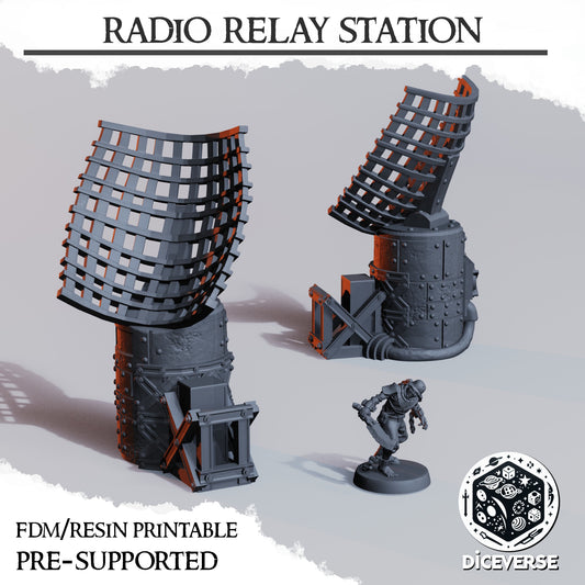 Drowned Front: Radio Relay Station – 28mm/32mm Wargaming Scenery