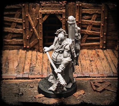 Pilgrim Communicant by Red Pilgrim Miniature - Compatible with Trench Crusade scale games