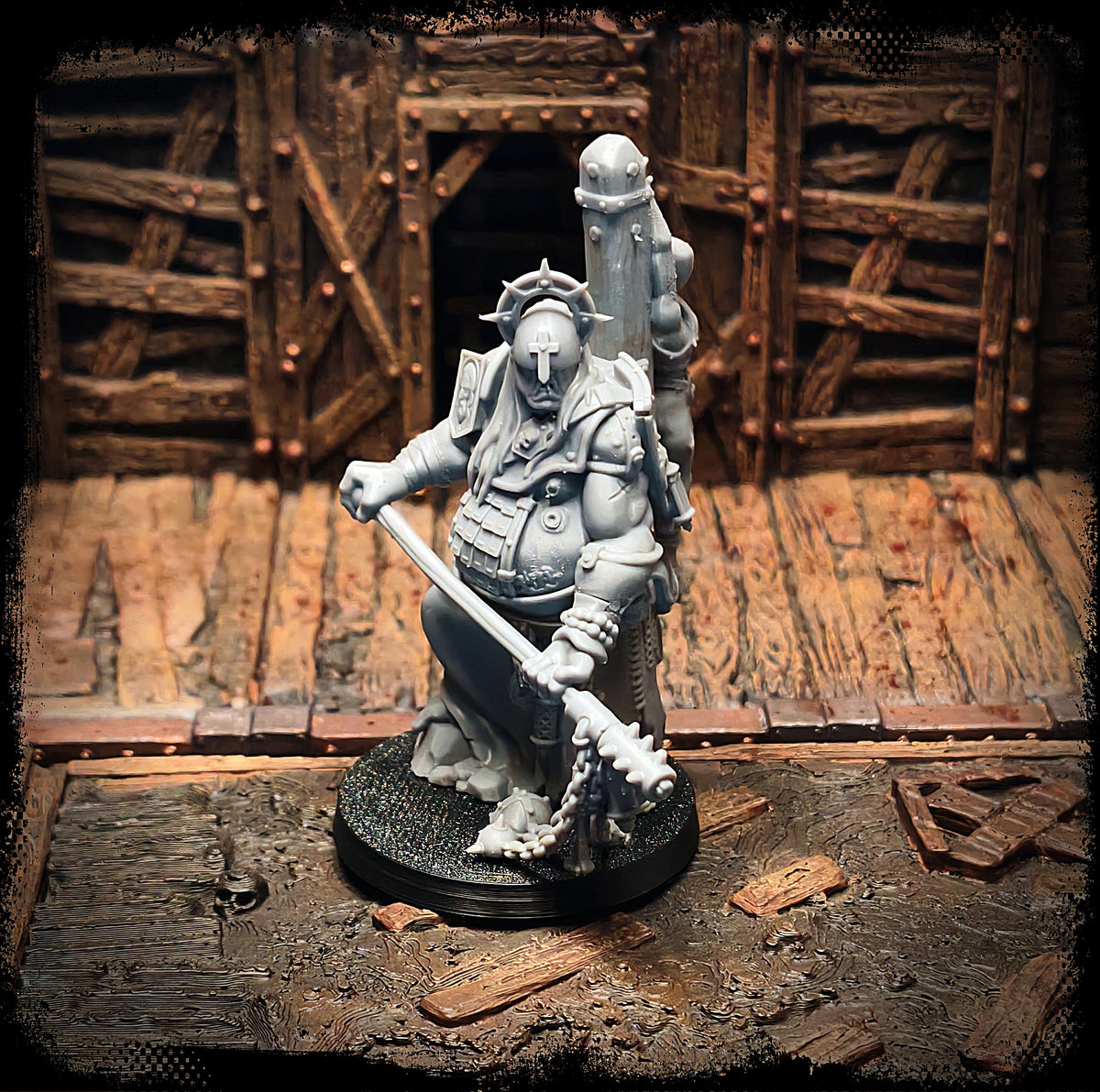 Pilgrim Communicant by Red Pilgrim Miniature - Compatible with Trench Crusade scale games
