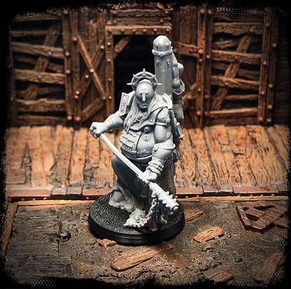 Pilgrim Communicant by Red Pilgrim Miniature - Compatible with Trench Crusade scale games