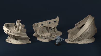 Drowned Front: Ship wrecks – 28mm/32mm Wargaming Scenery