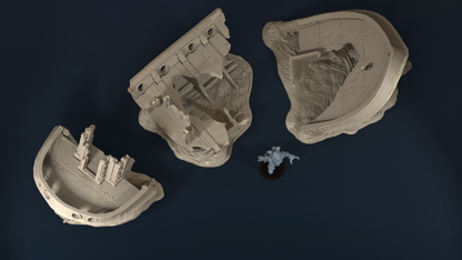 Drowned Front: Ship wrecks – 28mm/32mm Wargaming Scenery