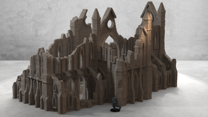 Ruined Abbey – 28mm/32mm Wargaming Scenery