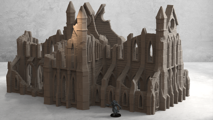 Ruined Abbey – 28mm/32mm Wargaming Scenery