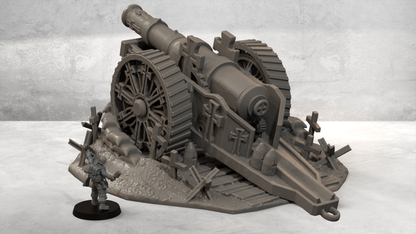 Howitzer Gun Nest – 28mm/32mm Wargaming Scenery