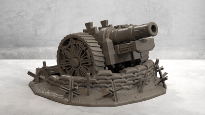 Howitzer Gun Nest – 28mm/32mm Wargaming Scenery