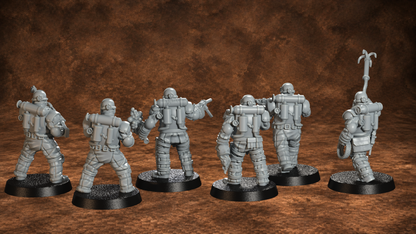 Drowned Legion Warband by Funduk25/Dimomodel - Compatible with Trench Crusade style games