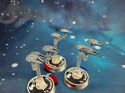 Covenant Seraph class Fighter squadron (9pcs) – Compatible with Halo Armada