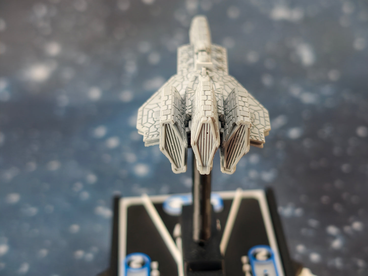 Zann Consortium - Crusader Corvette – Length:59mm - 3D printed Armada Nexus/Legacy Upgrade