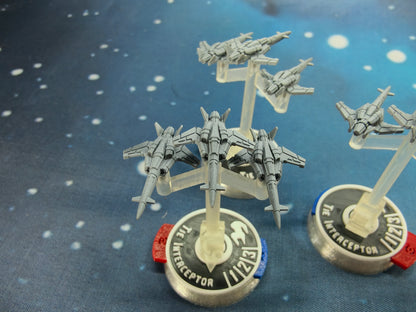 UNSC F-29 Nandao Interceptor Squadron (9pcs) – Compatible with Halo Armada