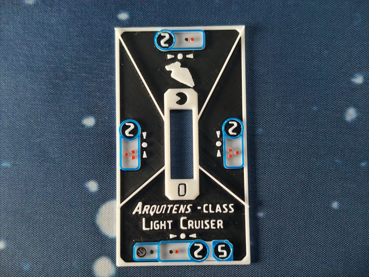 Imperial ship Base tokens – Compatible with Armada Scale games