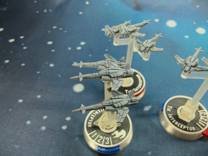 UNSC F-29 Nandao Interceptor Squadron (9pcs) – Compatible with Halo Armada