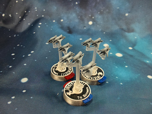 Covenant Banshee-class Fighter squadron (9pcs) – Compatible with Halo Armada