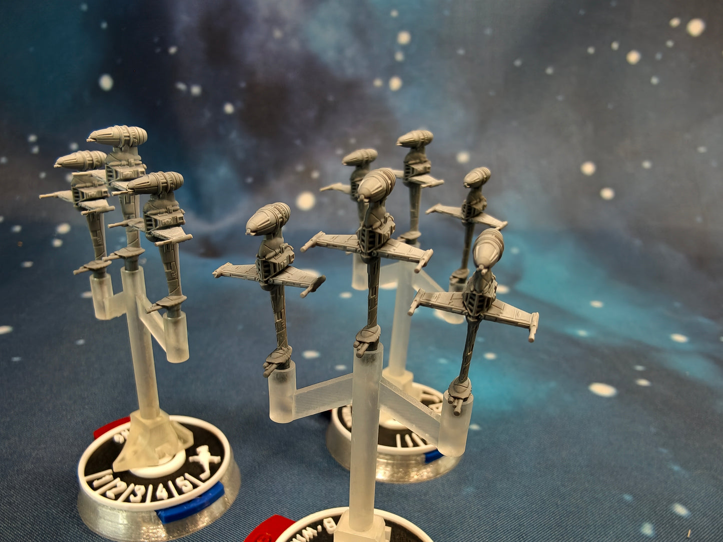 Rebel B-Wing Squadron – 9pcs - Compatible with Armada scale games