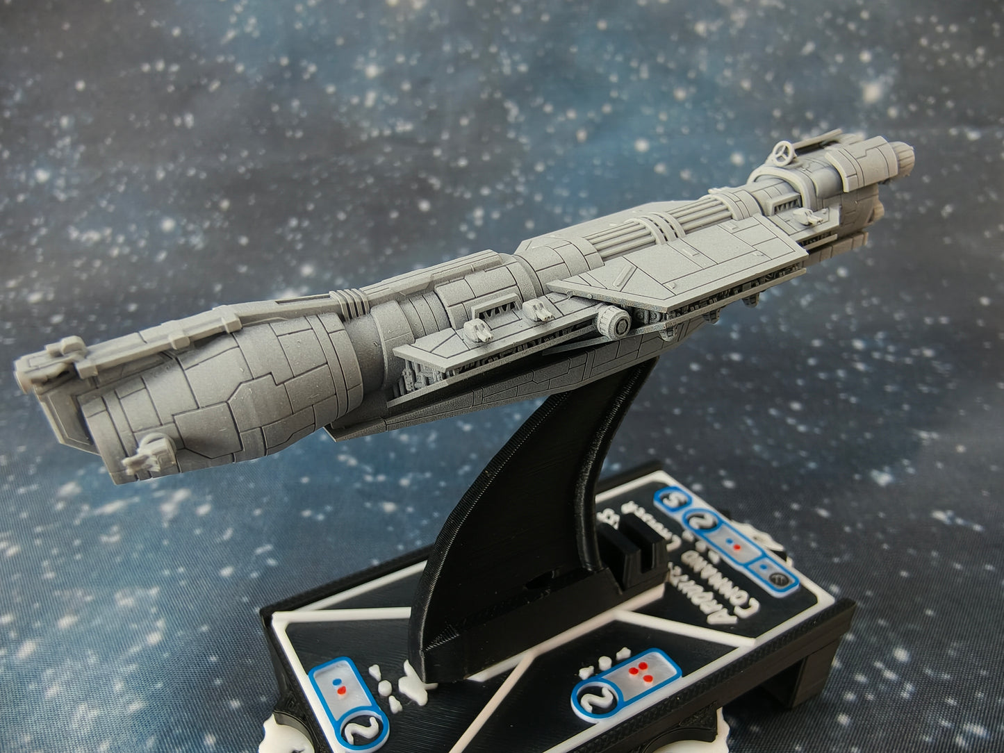 Republic Judical Cruiser – Length:101mm - 3D printed Armada Nexus/Legacy Upgrade