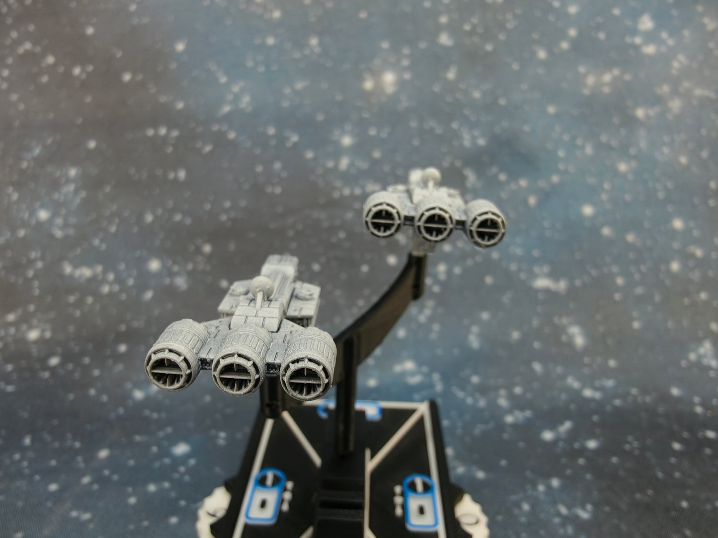 CR-20 Troop Transport – Length:38mm - 2pcs - 3D printed Starship