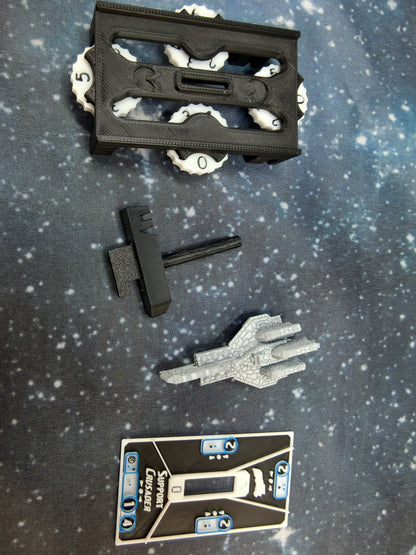 Mandalorian Crusader Corvette – Length:59mm - 3D printed Armada Nexus/Legacy Upgrade