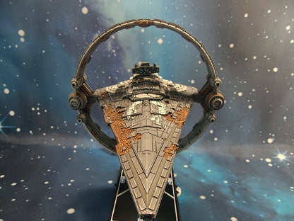 Damaged Chimaera Star Destroyer (204mm)  – Compatible with Star Wars Armada Scale games