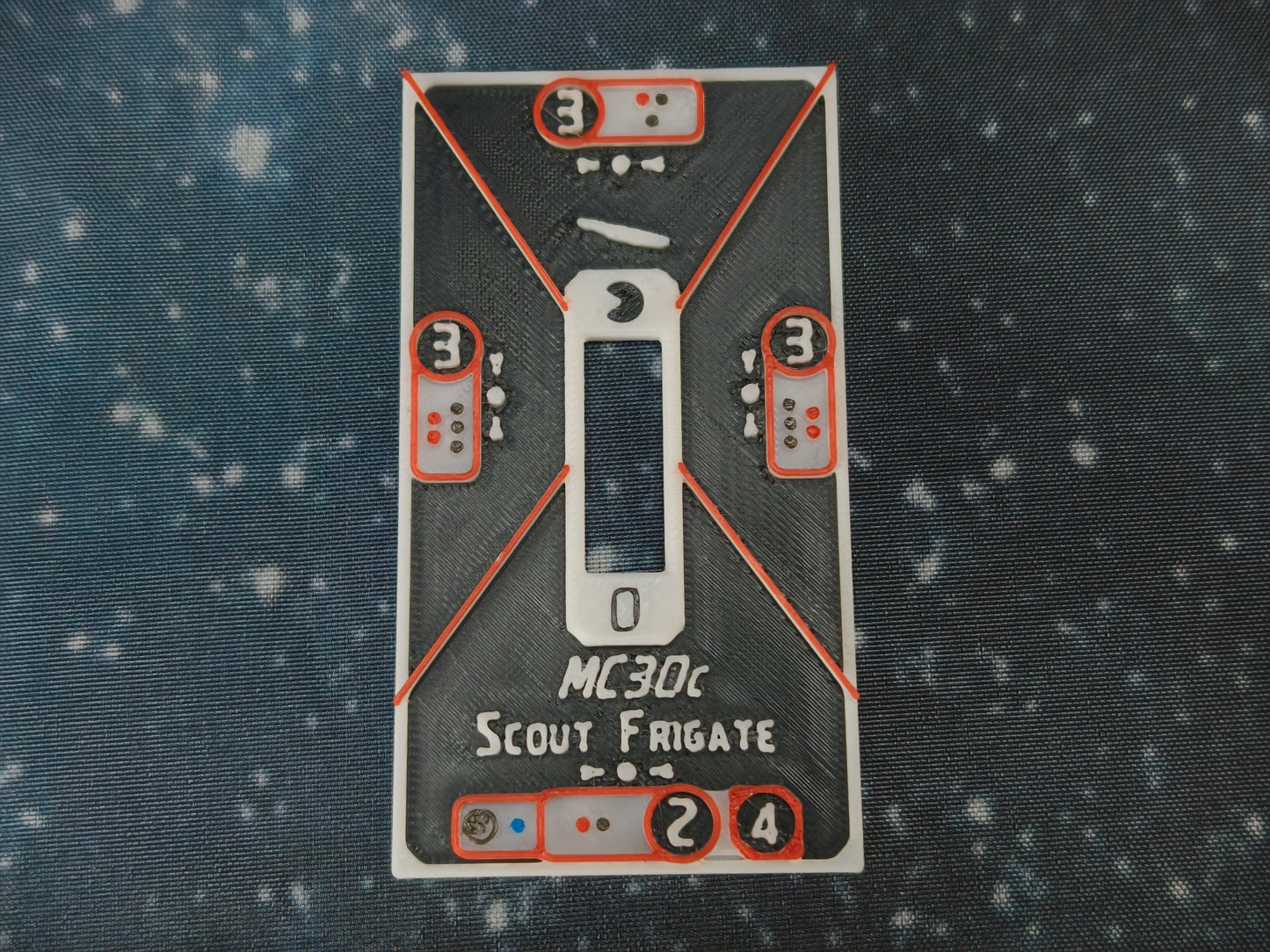 MC30c Frigate "Scout"  – Length:90mm - 3D printed Armada Nexus/Legacy Upgrade