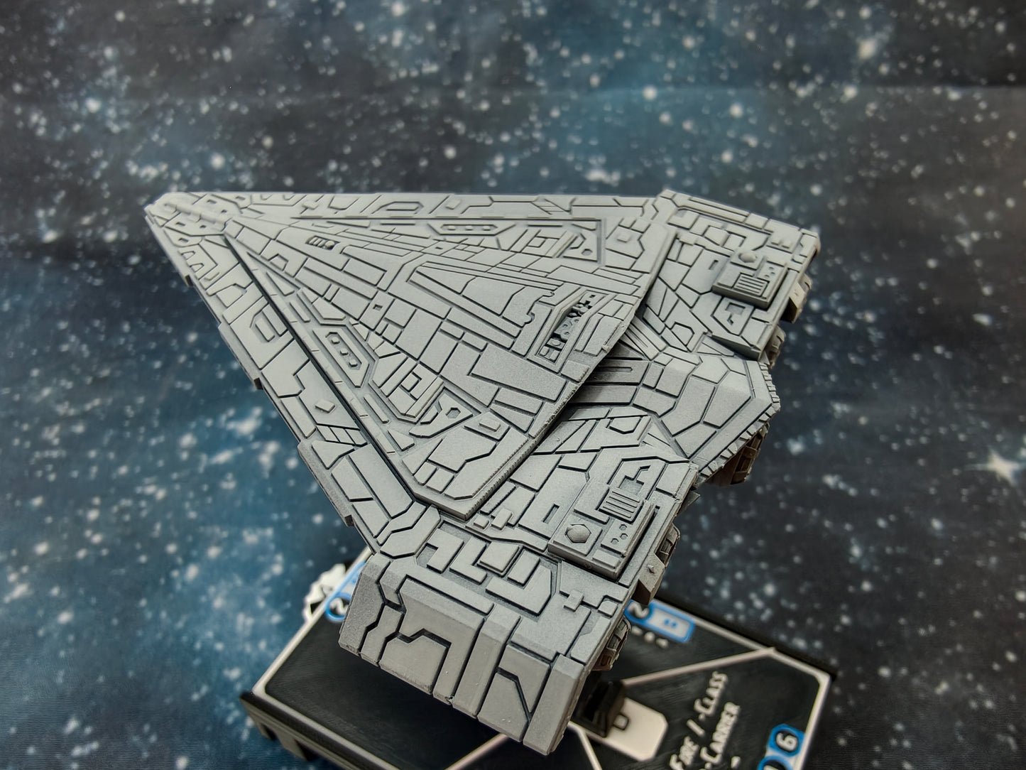 Quasar Fire Frigate – Length:90mm - 3D printed Armada Nexus/Legacy Upgrade