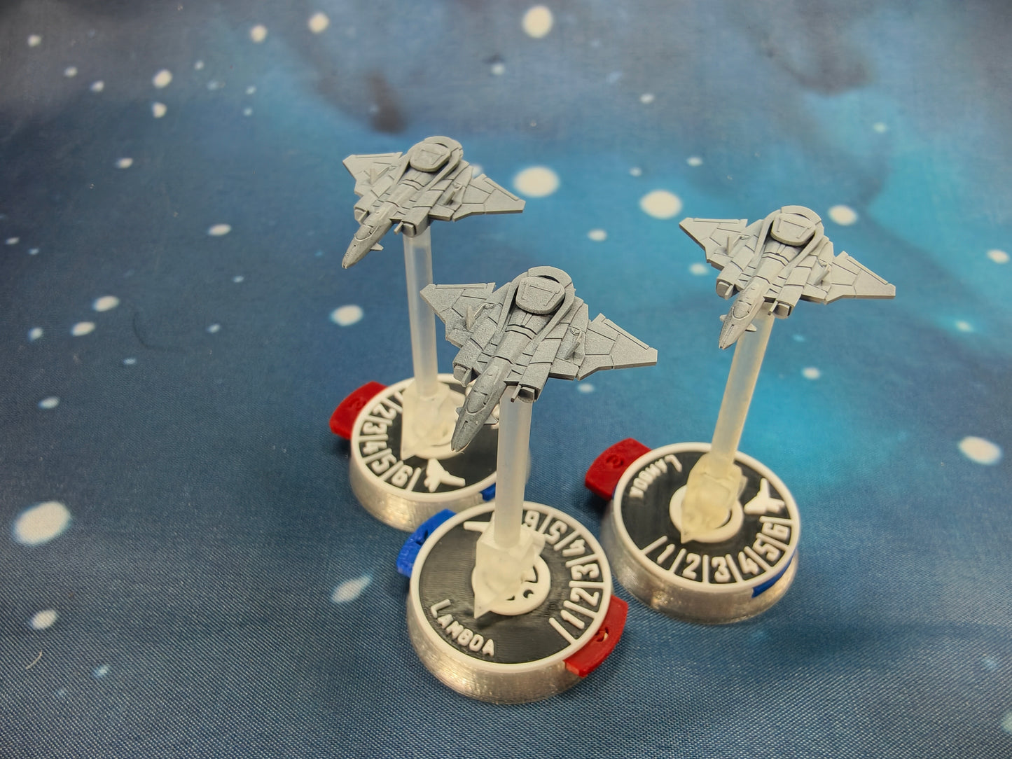 UNSC Winter-class Prowler stealth squadron (3pcs) – Compatible with Halo Fleet Armada