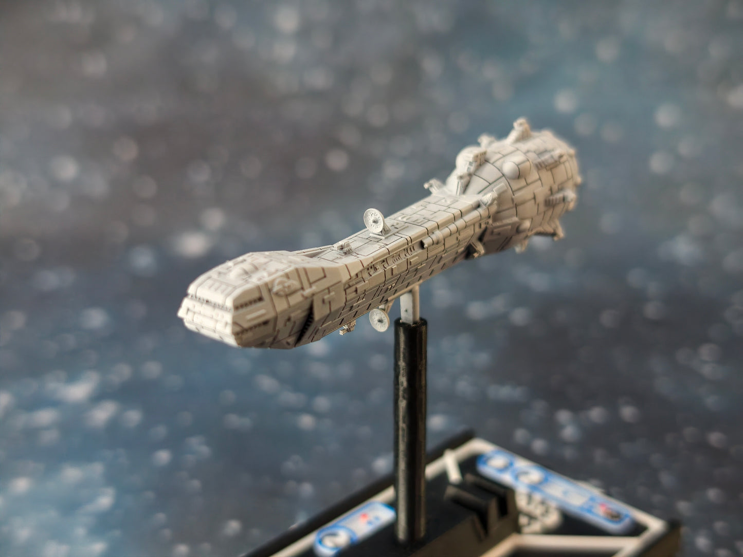 Imperial Lancer Frigate – Length:70mm - 3D printed Armada Nexus/Legacy Upgrade
