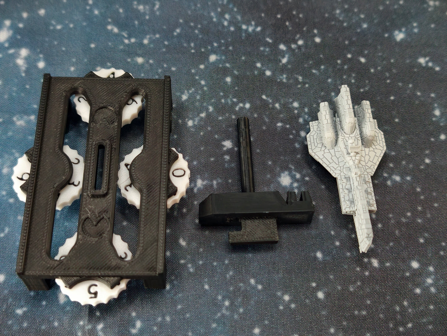 Zann Consortium - Crusader Corvette – Length:59mm - 3D printed Armada Nexus/Legacy Upgrade