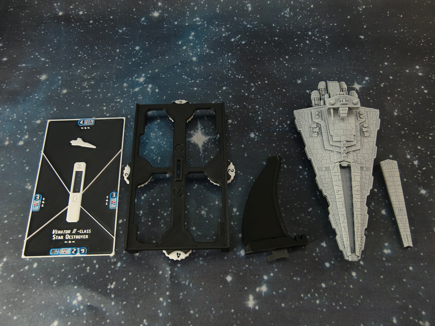 Venator Star Destroyer Imperial 2nd refit – Length:166mm- 3D printed Armada Nexus/Legacy Upgrade