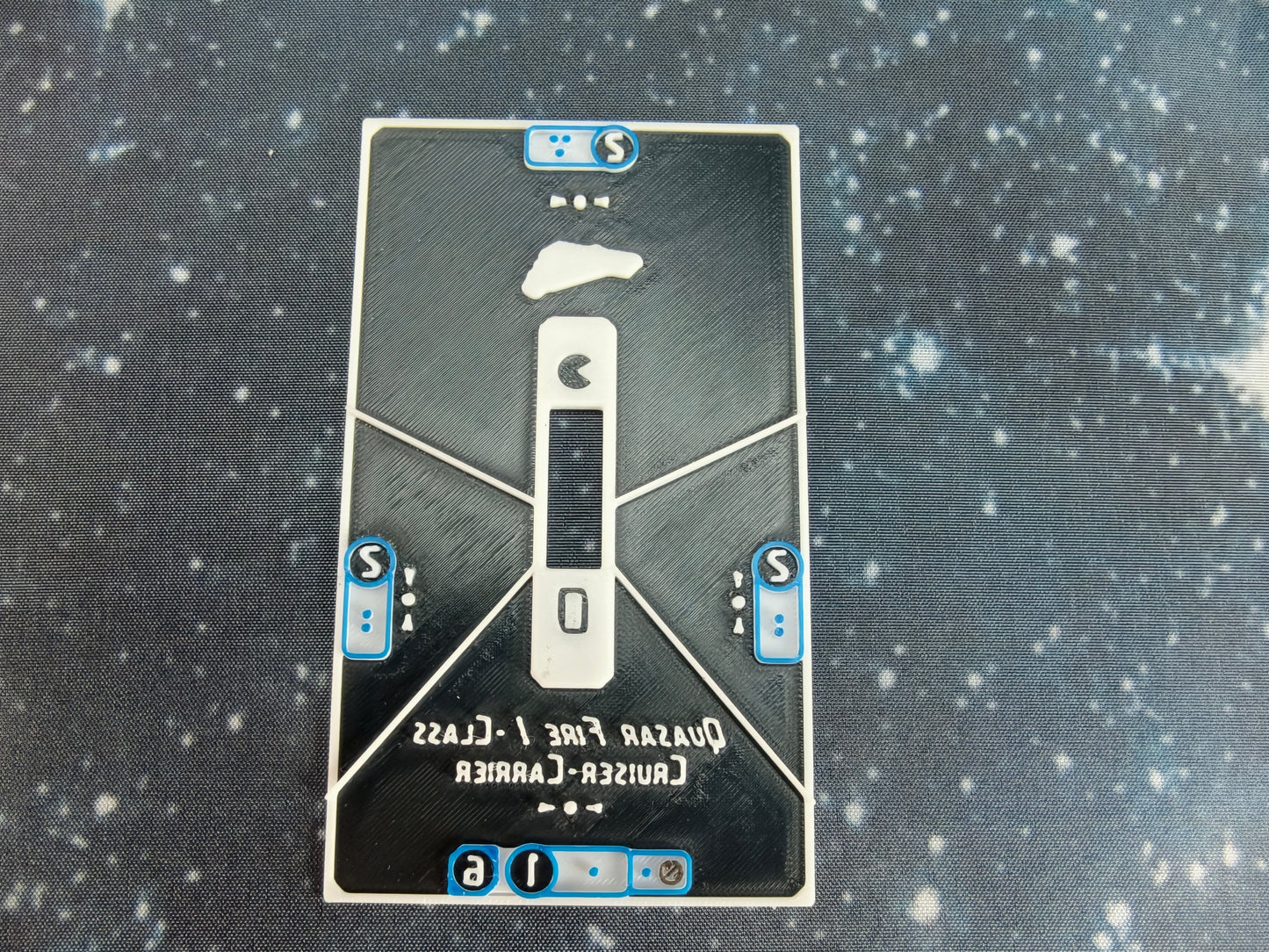 Quasar Fire Frigate – Length:90mm - 3D printed Armada Nexus/Legacy Upgrade
