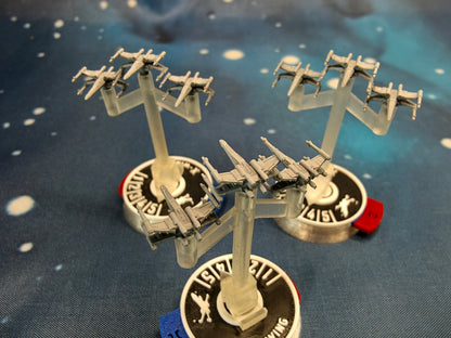 Rebel T65 X-Wing Squadron – 9pcs - Compatible with Armada scale games