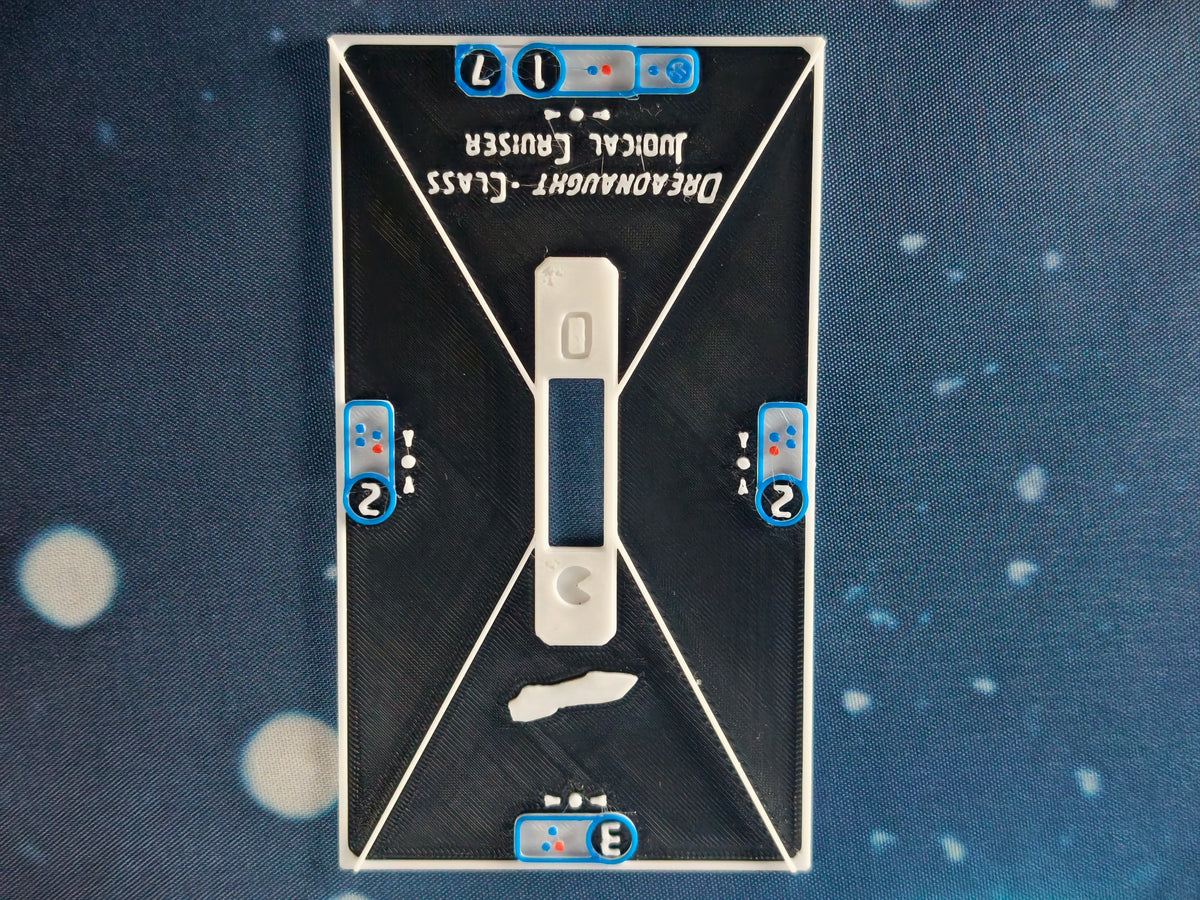 Imperial ship Base tokens – Compatible with Armada Scale games