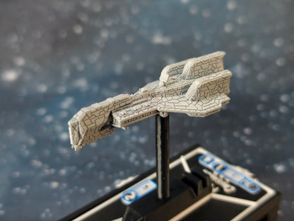 Zann Consortium - Crusader Corvette – Length:59mm - 3D printed Armada Nexus/Legacy Upgrade