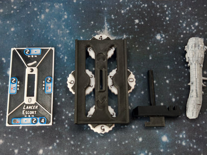 Imperial Lancer Frigate – Length:70mm - 3D printed Armada Nexus/Legacy Upgrade