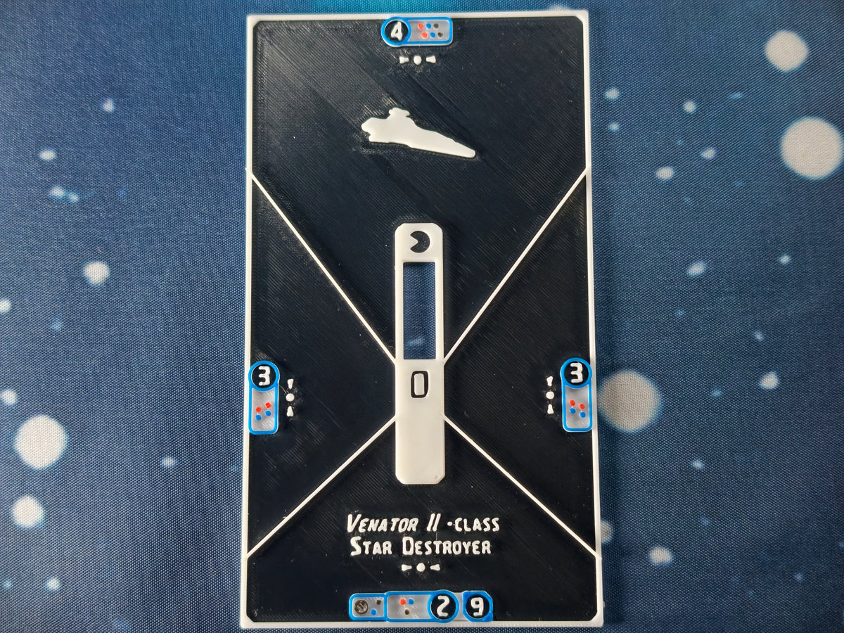 Imperial ship Base tokens – Compatible with Armada Scale games