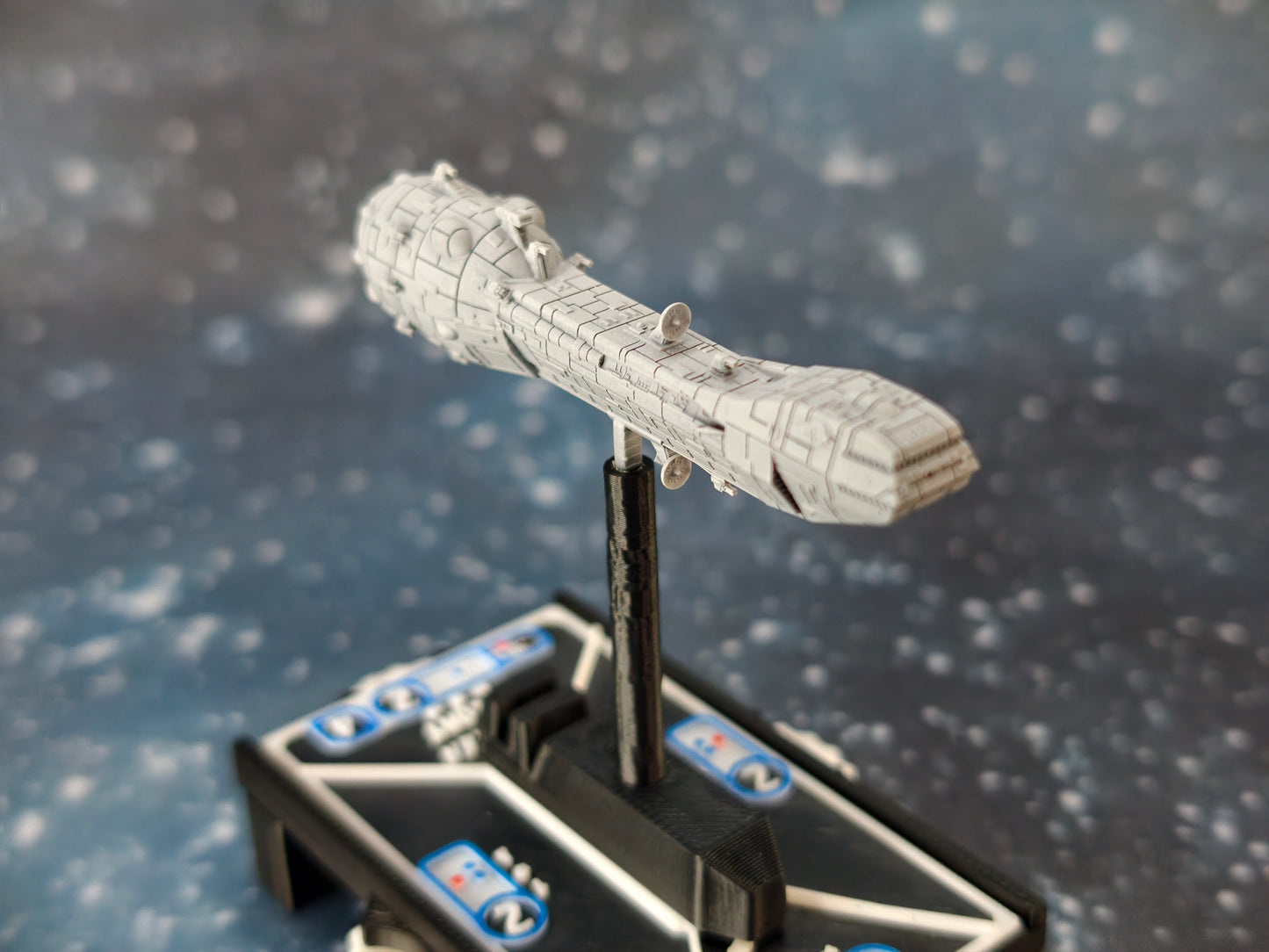 Imperial Lancer Frigate – Length:70mm - 3D printed Armada Nexus/Legacy Upgrade