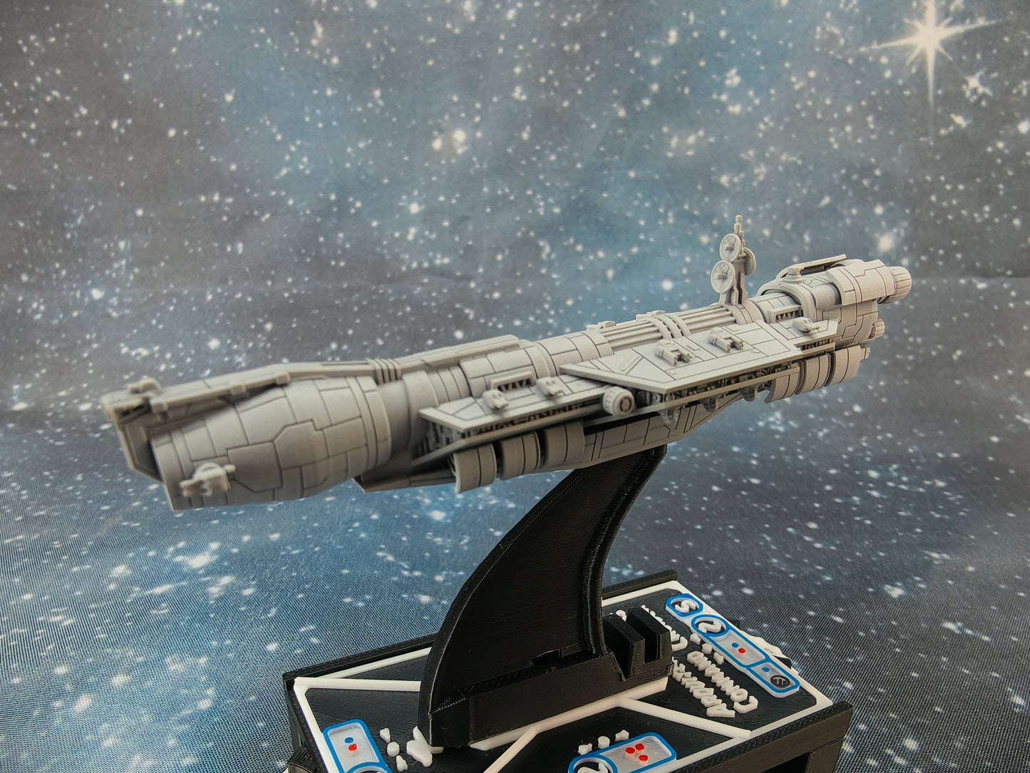 Republic Judical "War" Cruiser – Length:101mm - 3D printed Armada Nexus/Legacy Upgrade
