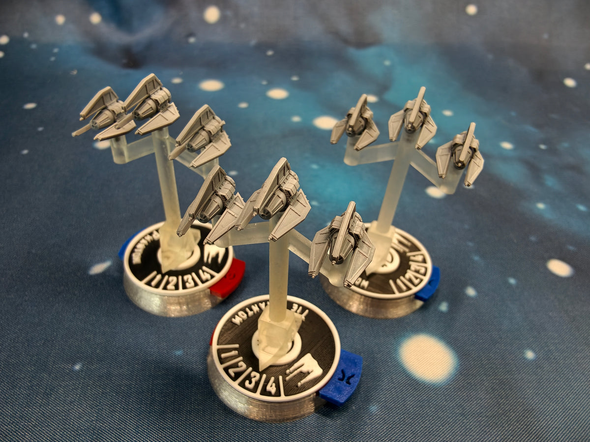 Imperial Tie Phantom Squadron – 9pcs - Compatible with Armada scale games