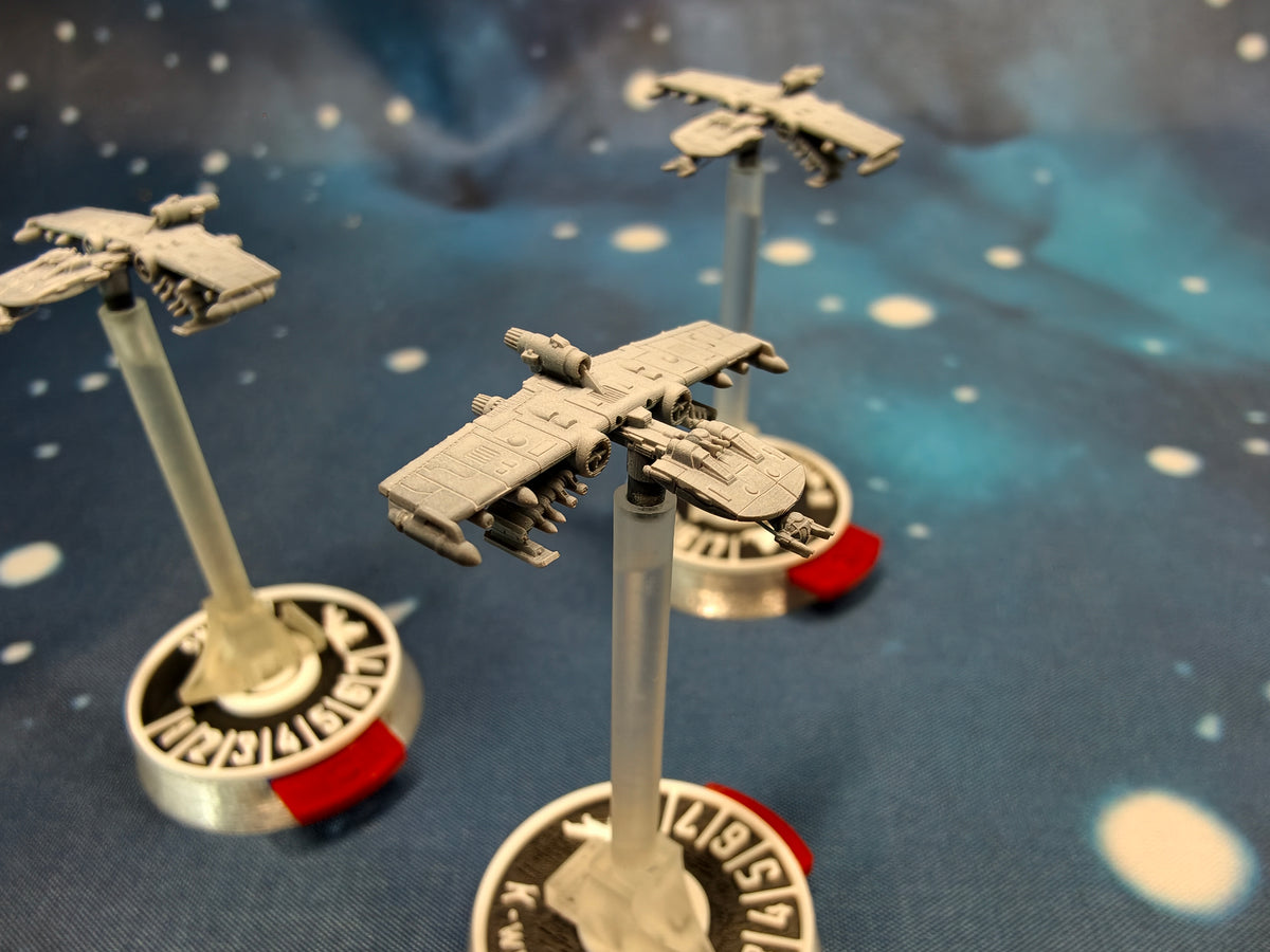 Republic K-Wing Squadron – 3pcs - Compatible with Armada scale games