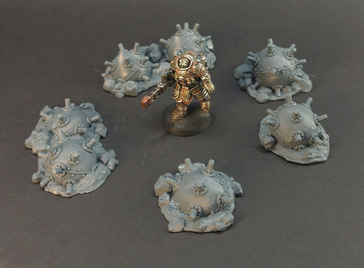Drowned Front: Sea Mines – 28mm/32mm Wargaming Scenery
